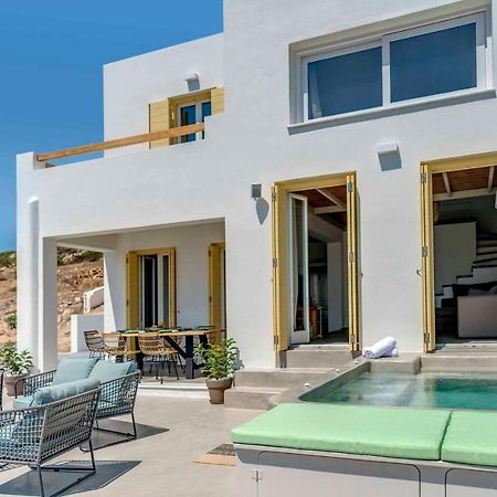 Villa Alba In Syros With Private Jacuzzi 阿佐里姆诺斯 外观 照片