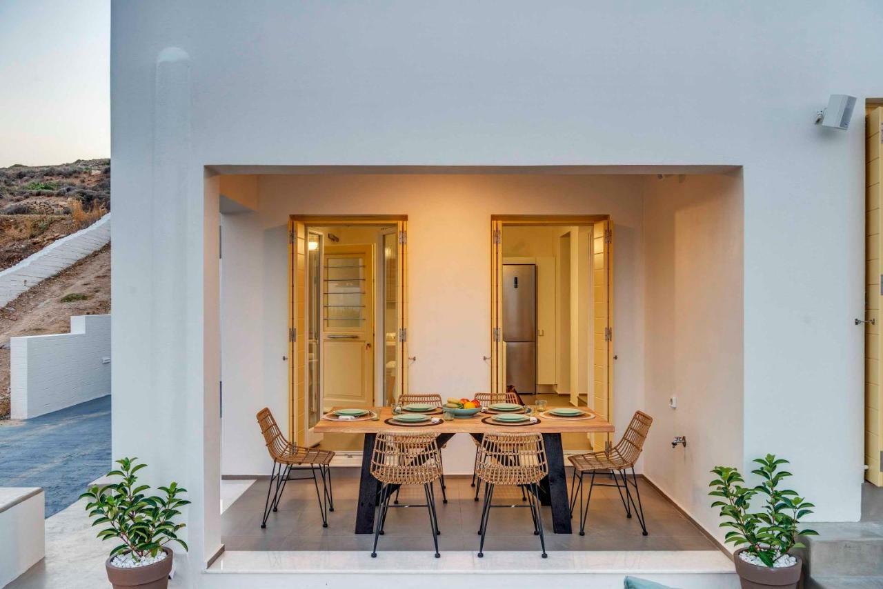 Villa Alba In Syros With Private Jacuzzi 阿佐里姆诺斯 外观 照片