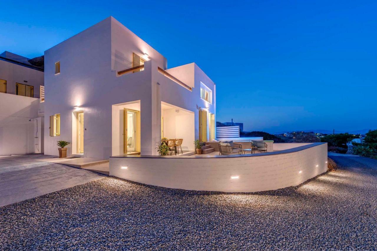 Villa Alba In Syros With Private Jacuzzi 阿佐里姆诺斯 外观 照片