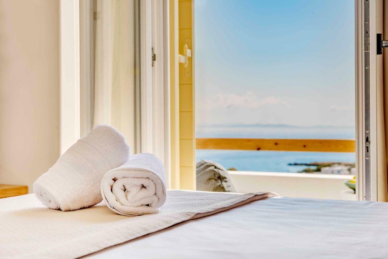 Villa Alba In Syros With Private Jacuzzi 阿佐里姆诺斯 外观 照片