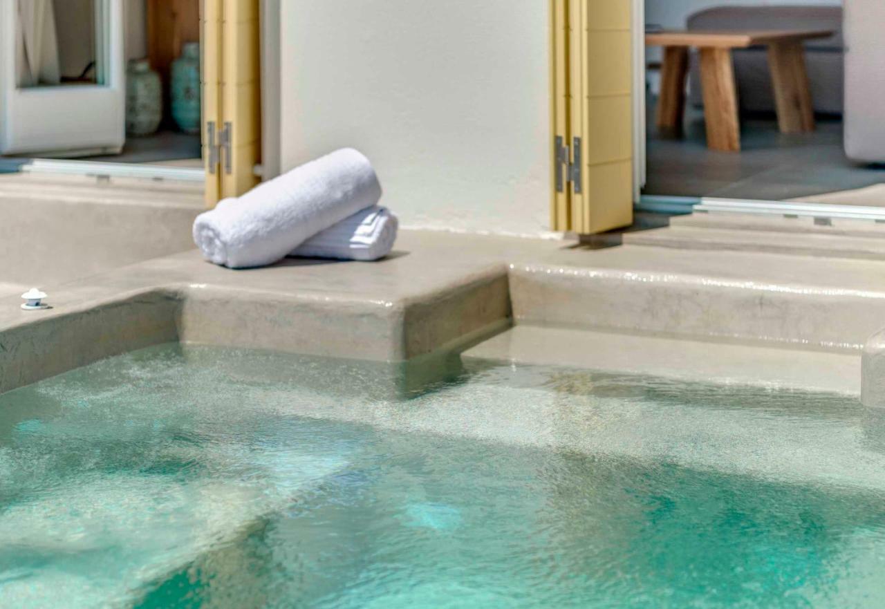 Villa Alba In Syros With Private Jacuzzi 阿佐里姆诺斯 外观 照片